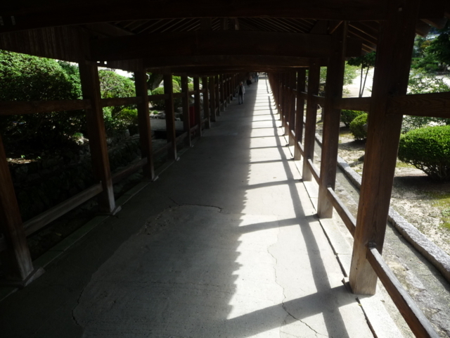 吉備津神社の廻廊