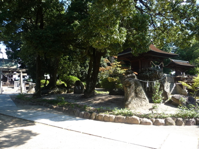 阿智神社の境内