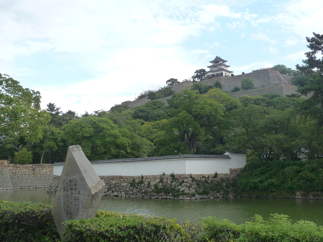 小山の上の丸亀城