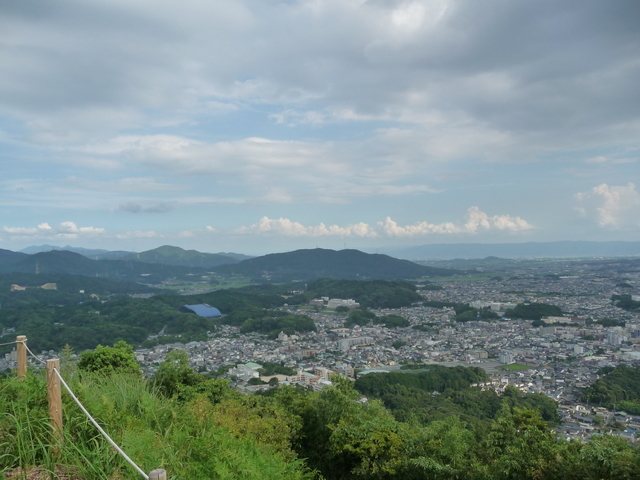 岩屋城からの眺め